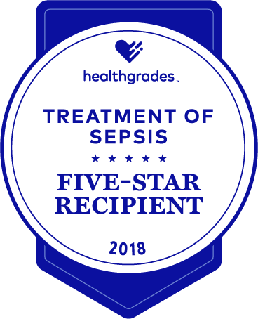 five-star recipient for treatment of sepsis